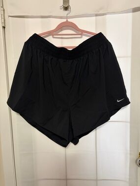 NWT Nike Black Women's Athletic Shorts with Swoosh